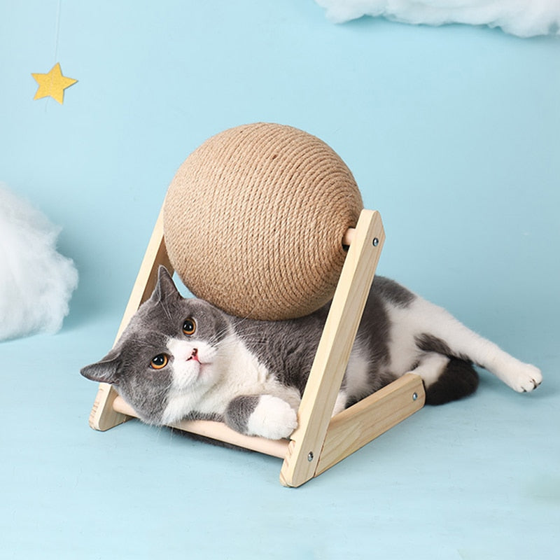 NNEOBA Cat Scratching Ball with Sisal Rope – Durable Play Toy