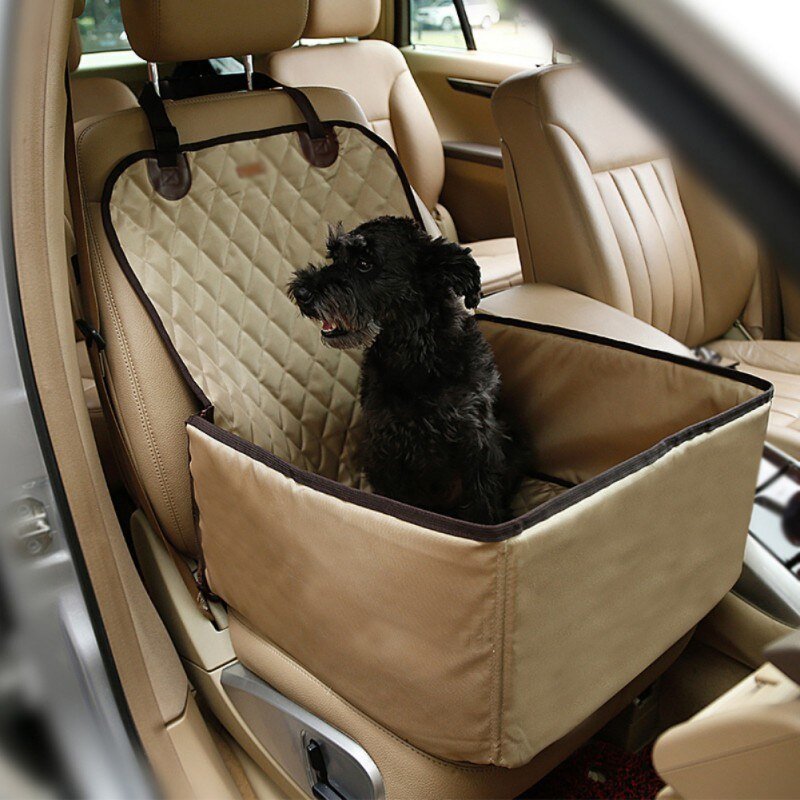 2-in-1 Dog Car Seat Cover & Carrier – Anti-Slip Booster Design