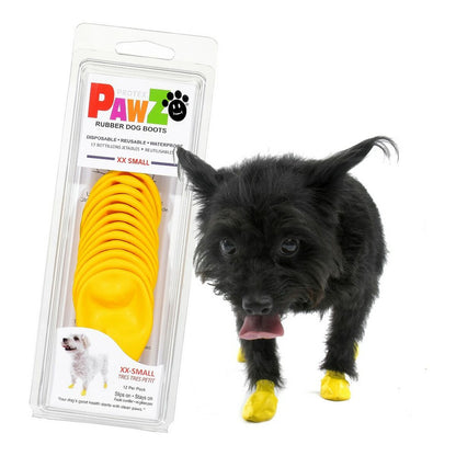 Boots Pawz Dog 12 Units Yellow Size XXS-0