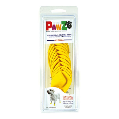 Boots Pawz Dog 12 Units Yellow Size XXS-1