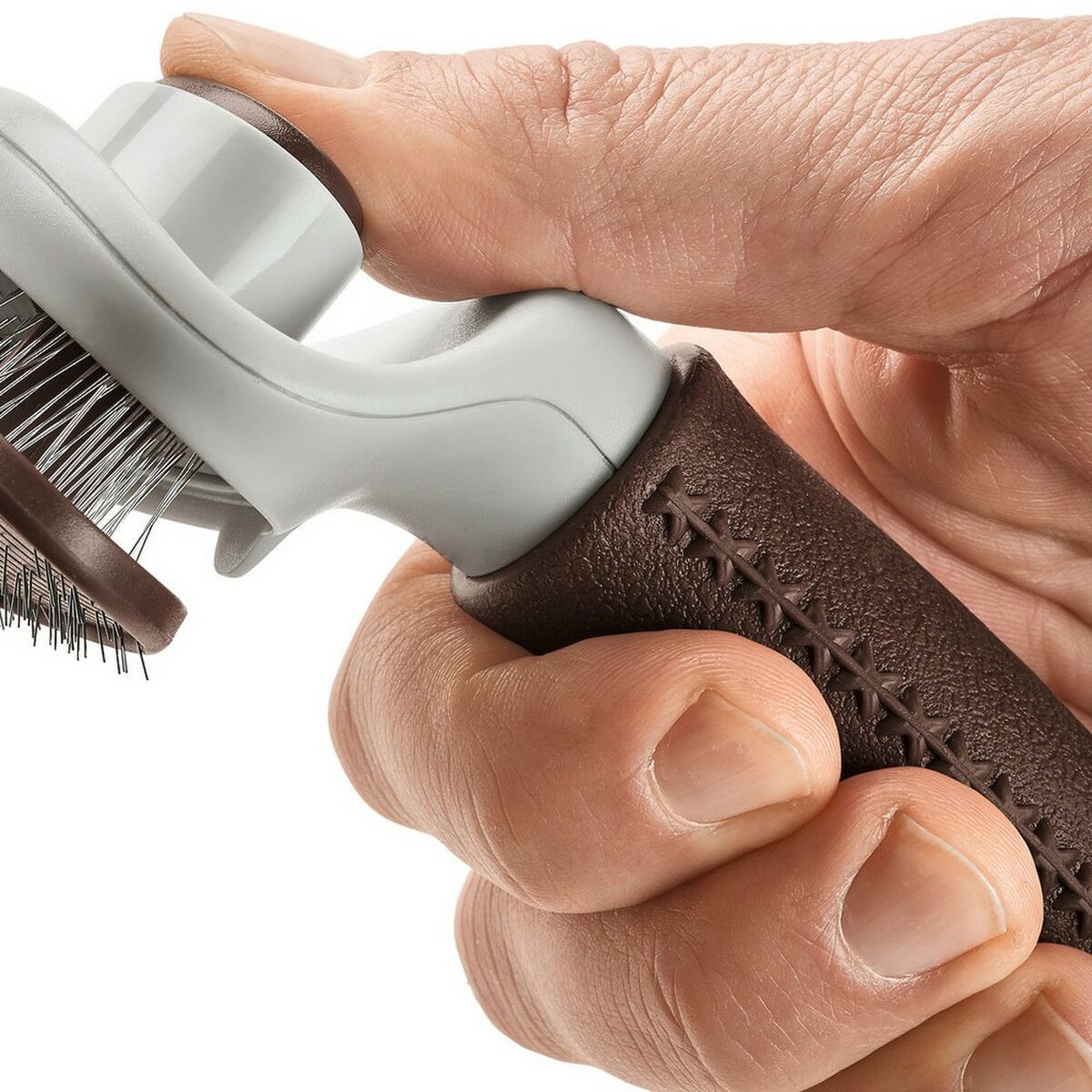 Self-Cleaning Pet Grooming Brush
