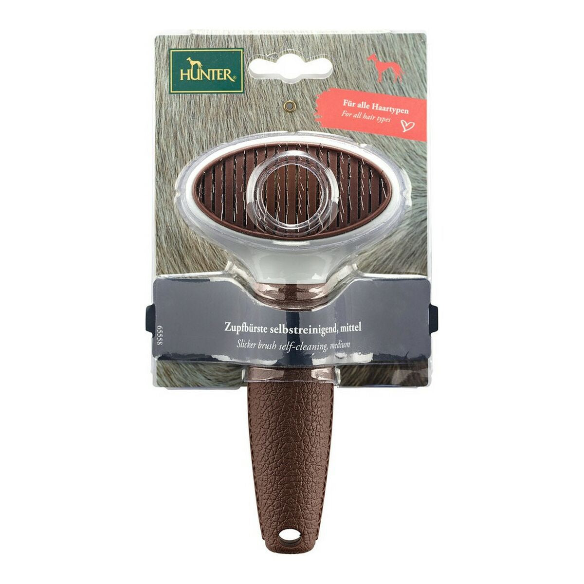Backcombing brush Hunter Self-cleaning-5