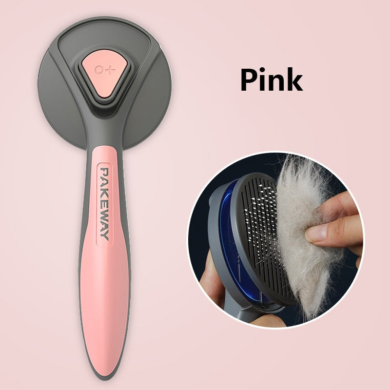 NNEOBA Self-Cleaning Pet Grooming Comb – Hair Remover for Cats & Dogs