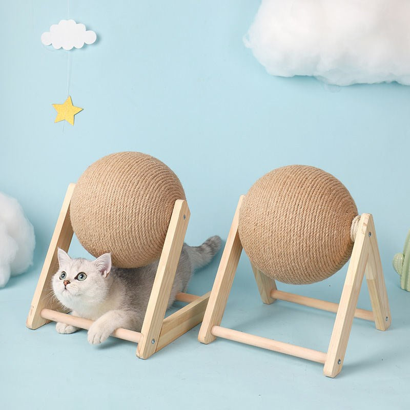 NNEOBA Cat Scratching Ball with Sisal Rope – Durable Play Toy