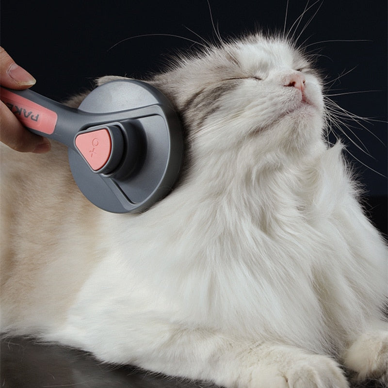 NNEOBA Self-Cleaning Pet Grooming Comb – Hair Remover for Cats & Dogs