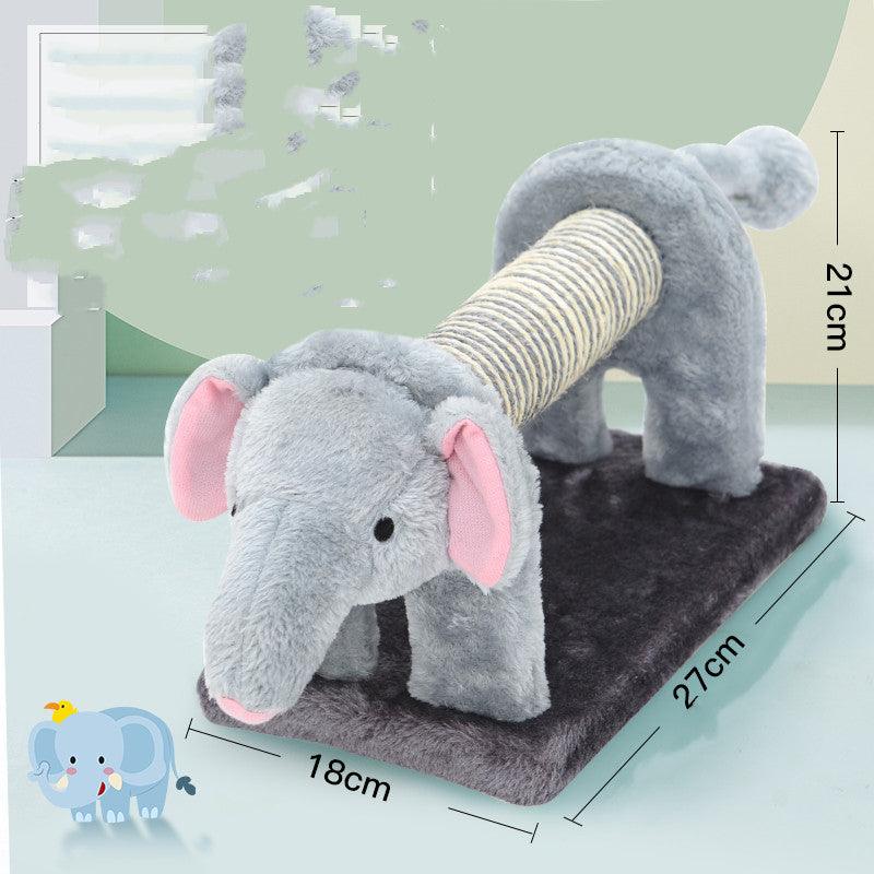 Small Cat Haven: Integrated Platform Cat Tree With Sisal Grab Pole And Toy Supplies