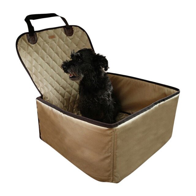 2-in-1 Dog Car Seat Cover & Carrier – Anti-Slip Booster Design
