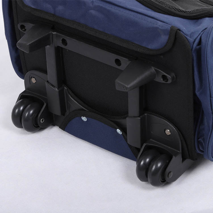 2 in 1 retractable pet carrier, multi-color-blue-1