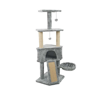 Multi-Level Cat Climbing Tree – Grey Cat Creeper