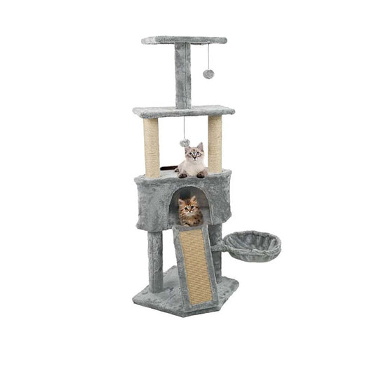 Multi-Level Cat Climbing Tree – Grey Cat Creeper