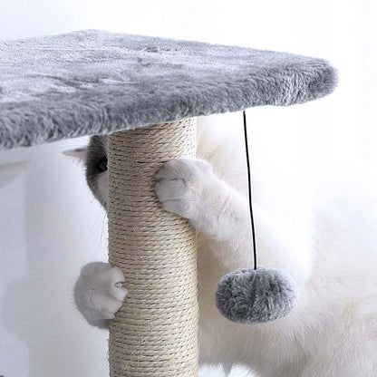 Multi-Level Cat Climbing Tree – Grey Cat Creeper